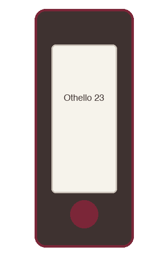 Dominus Estate Othello bottle illustration